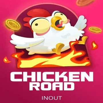 Chicken Road casino : jaquette officielle du jeu d’InOut Games